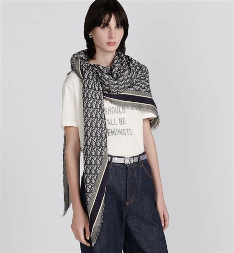 dior oblique shawl|buy dior scarf.